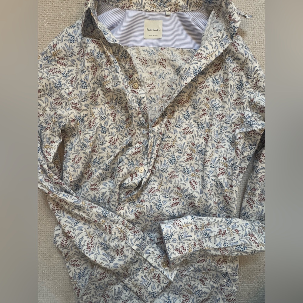 Paul Smith Multicolor Floral Shirt NWOT